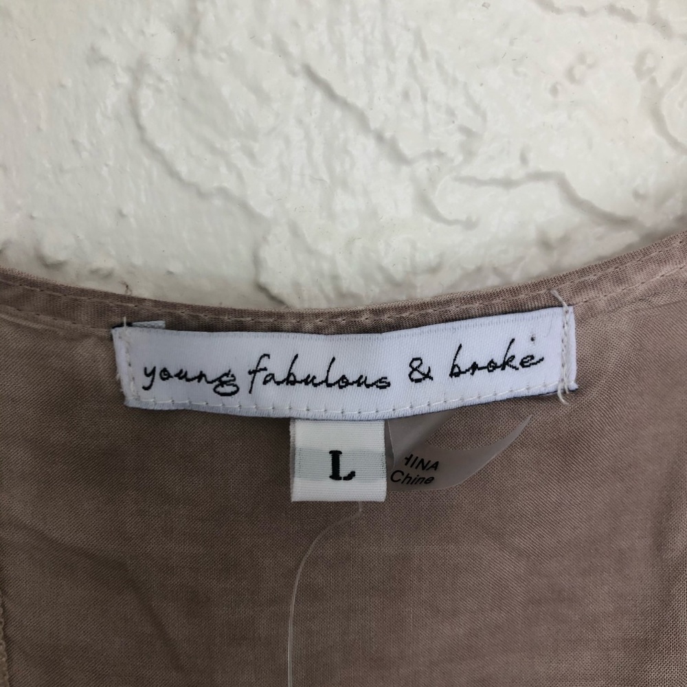Young Fabulous Broke Joplin Boho Midi Dress Large - Picture 8 of 9